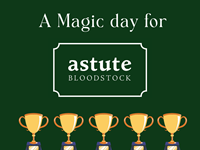 Last Saturday was a special day for Astute Bloodstock